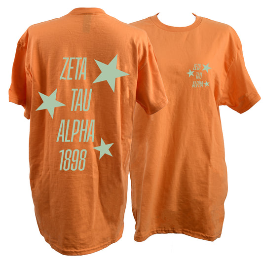 Zeta Tau Alpha T-Shirt- Showgirl Design