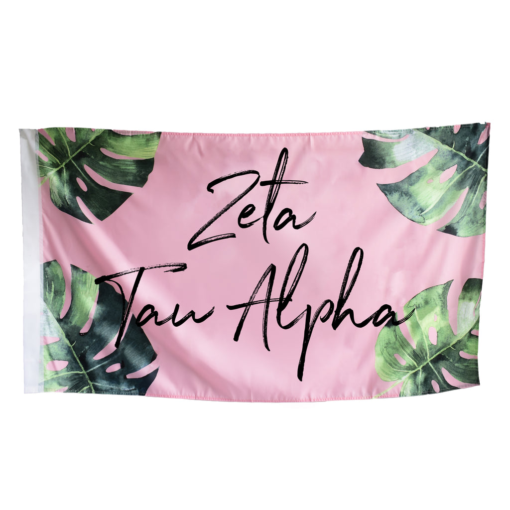 Zeta Tau Alpha Tropical Flag