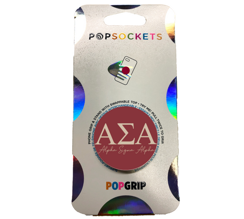 Alpha Sigma Alpha 2-Color Popsocket
