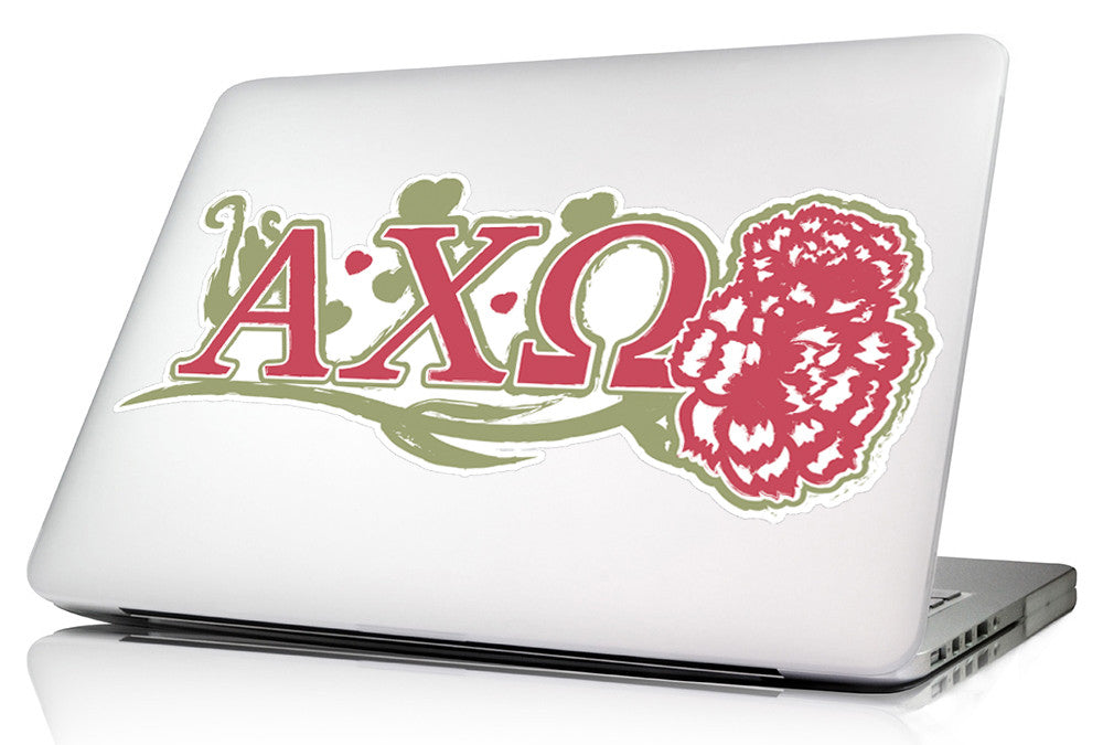 Alpha Chi Omega 11.75 x 4.5 Laptop Skin/Wall Decal