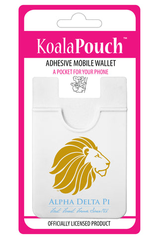 Alpha Delta Pi Adhesive Wallet - Koala Pouch