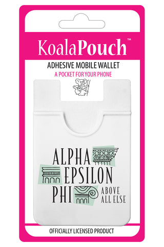 Alpha Epsilon Phi Koala Pouch - Logo Design