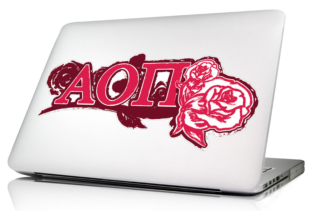 Alpha Omicron Pi <br>11.75 x 5 Laptop Skin/Wall Decal