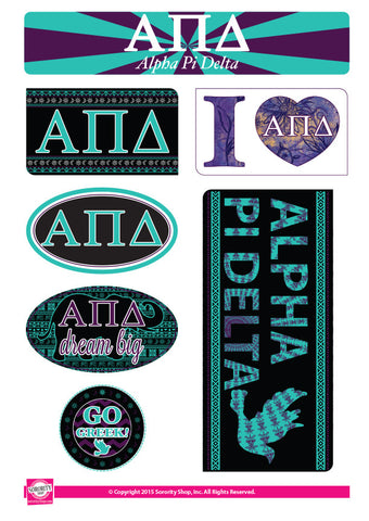 Alpha Pi Delta <br> Bohemian Stickers