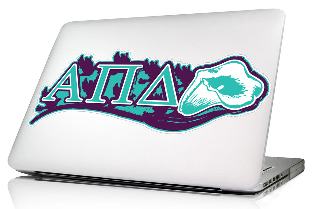 Alpha Pi Delta <br>11.75 x 3.5  Laptop Skin/Wall Decal