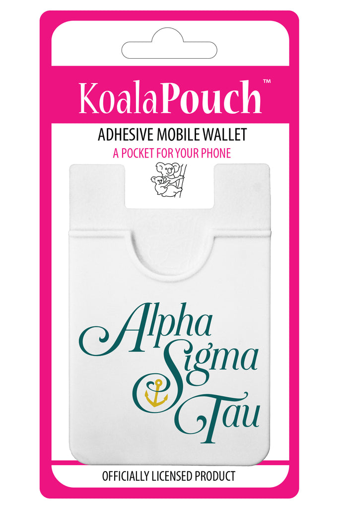 Alpha Sigma Tau Koala Pouch - Logo Design