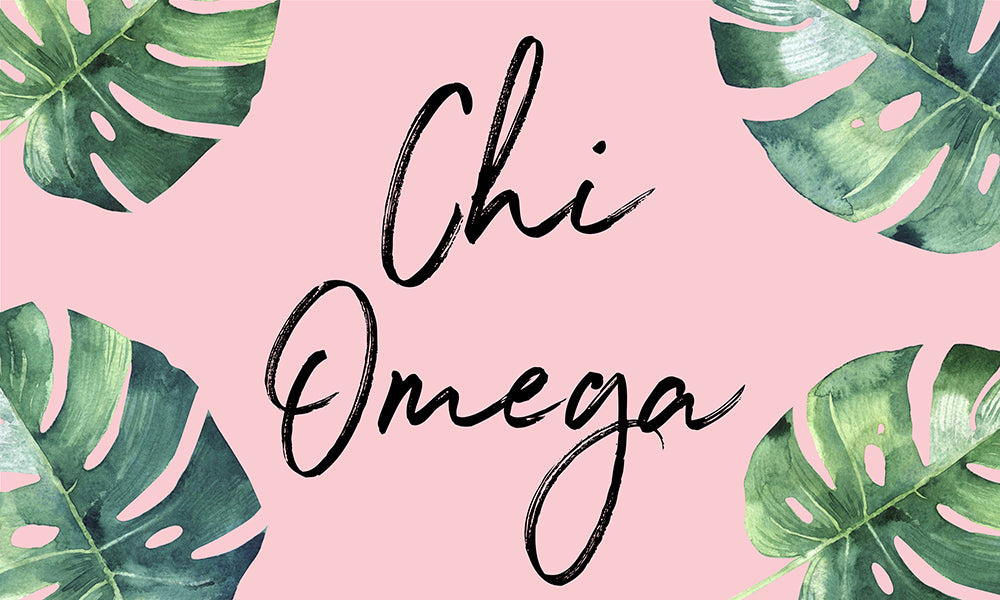 Chi Omega Tropical Flag