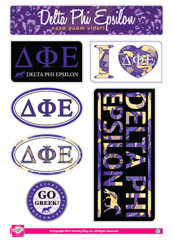 Delta Phi Epsilon Lifestyle Stickers