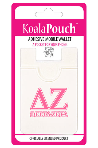 Delta Zeta Koala Pouch - Greek Letters Design - Phone Wallet