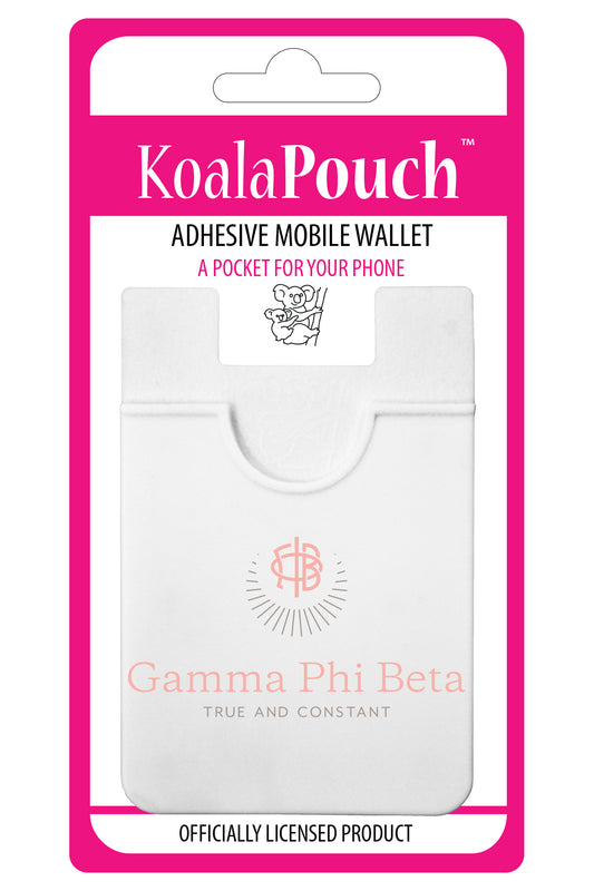 Gamma Phi Beta Koala Pouch - Logo Design
