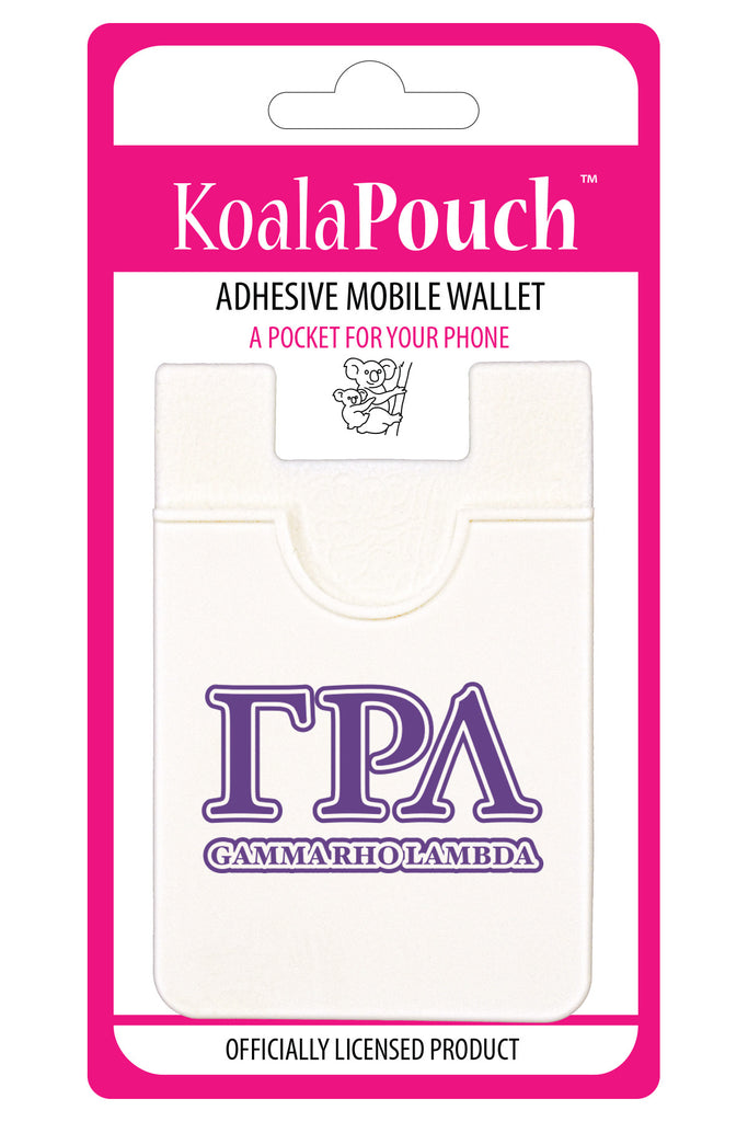 Gamma Rho Lambda Koala Pouch - Greek Letters Design - Phone Wallet