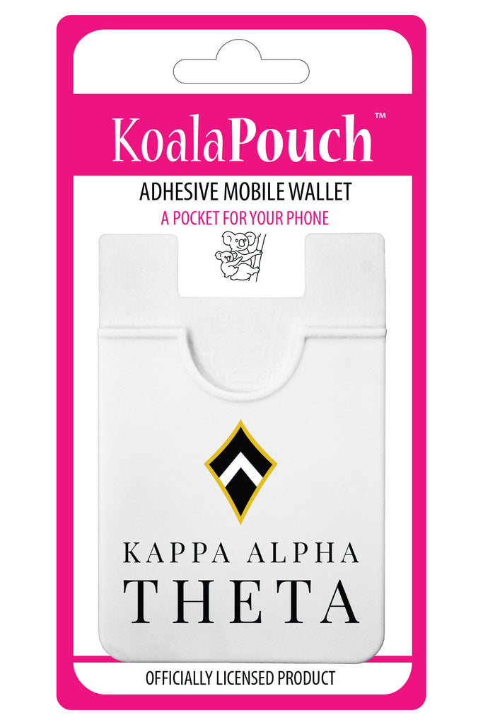 Kappa Alpha Theta Koala Pouch - Logo Design 2 Color