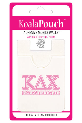 Kappa Delta Chi Koala Pouch - Greek Letters Design - Phone Wallet