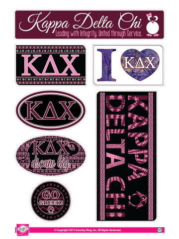 Kappa Delta Chi <br> Bohemian Stickers