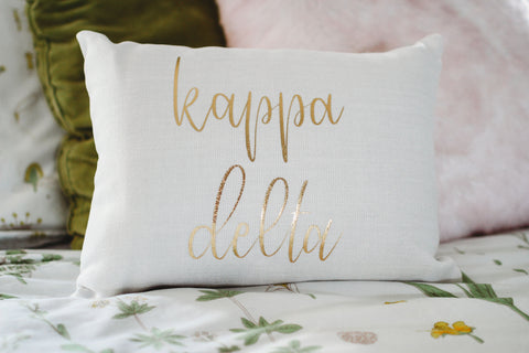 Kappa Delta Throw Pillow
