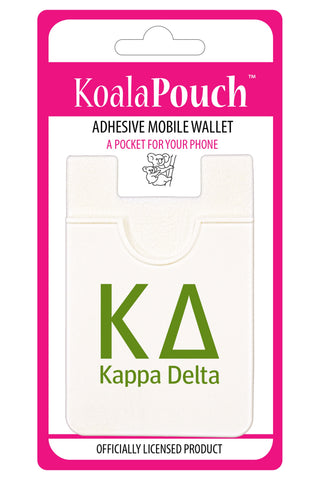 Kappa Delta Koala Pouch - Greek Letters Design - Phone Wallet