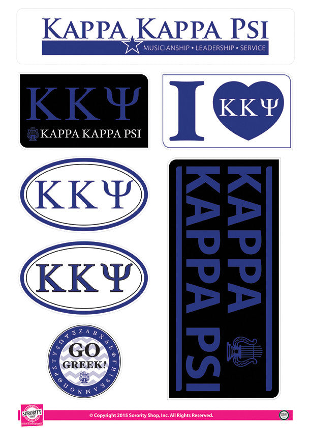 Kappa Kappa Psi <br> Lifestyle Stickers