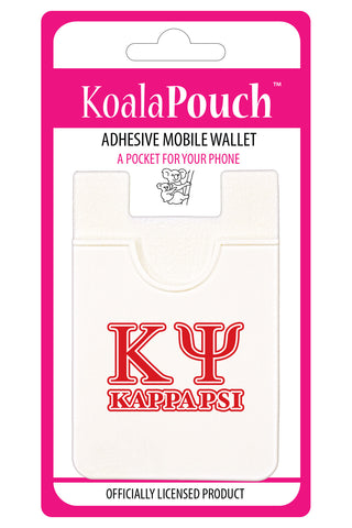 Kappa Psi Koala Pouch - Greek Letters Design - Phone Wallet