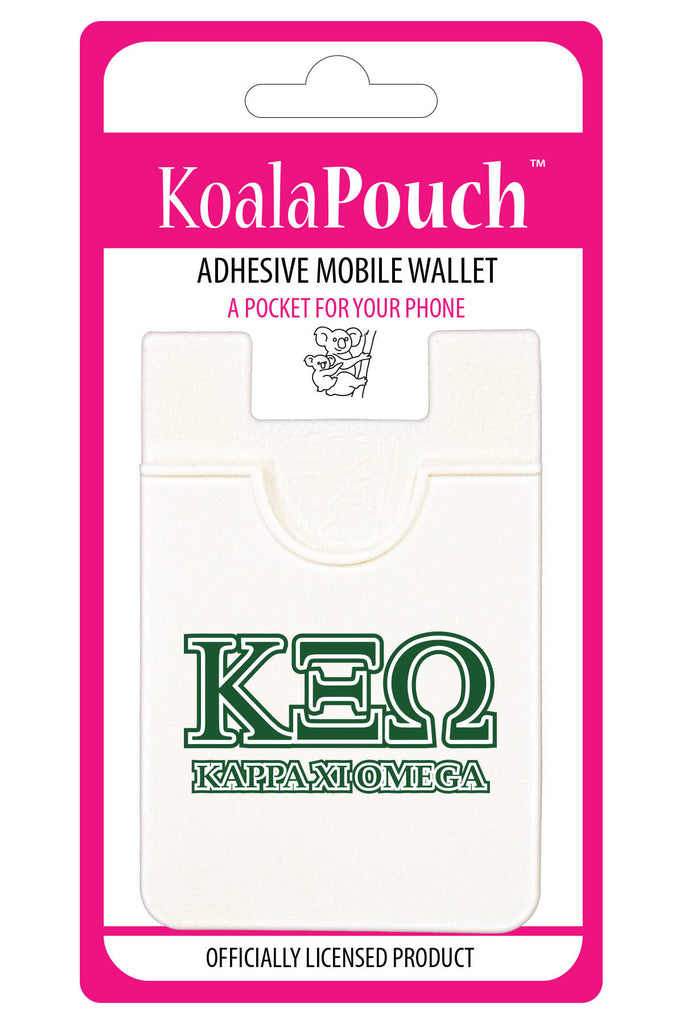Kappa Xi Omega Koala Pouch - Greek Letters Design - Phone Wallet
