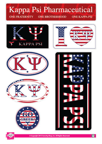 Kappa Psi <br> American Stickers