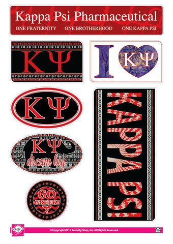 Kappa Psi <br> Bohemian Stickers