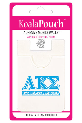 Lambda Kappa Sigma Koala Pouch - Greek Letters Design - Phone Wallet