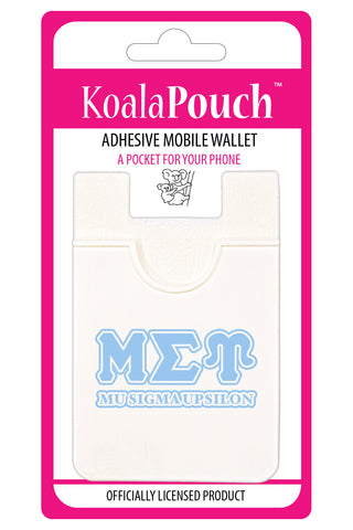 Mu Sigma Upsilon Koala Pouch - Greek Letters Design - Phone Wallet