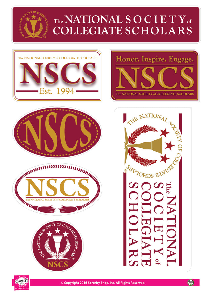 The National Society of Collegiate Scholars <br> Lifestyle Stickers
