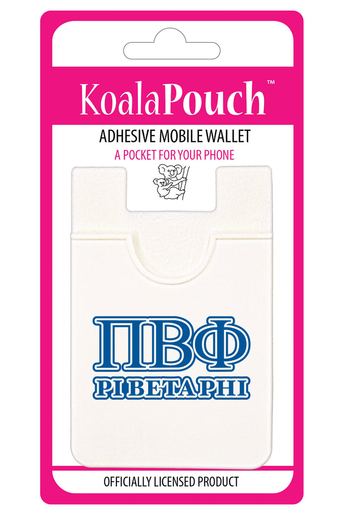Pi Beta Phi Koala Pouch - Greek Letters Design - Phone Wallet