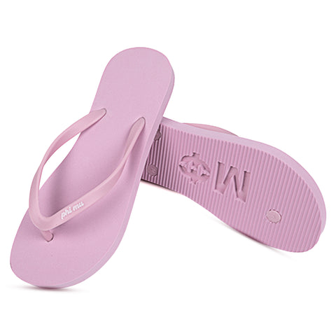 Phi Mu Flip Flops, With Greek Letter Cutouts