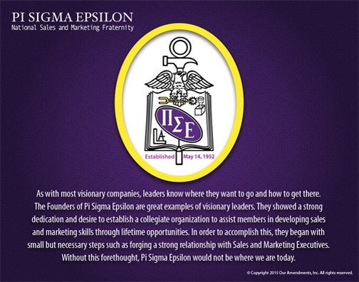 Pi Sigma Epsilon <br> Tribute Poster