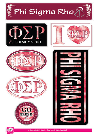 Phi Sigma Rho <br> Tie Dye Stickers