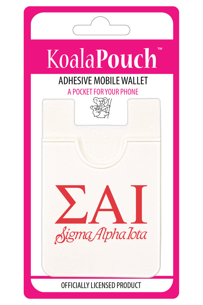Sigma Alpha Iota Koala Pouch - Greek Letters Design - Phone Wallet