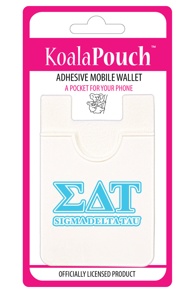Sigma Delta Tau Koala Pouch - Greek Letters Design - Phone Wallet