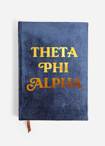 Theta Phi Alpha Notebook with Gold Foil Imprint