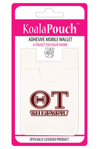 Theta Tau Koala Pouch - Greek Letters Design - Phone Wallet