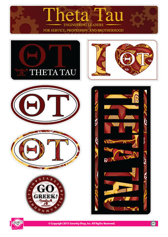 Theta Tau <br> Lifestyle Stickers