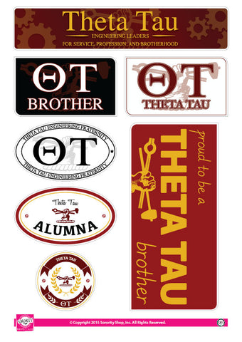 Theta Tau <br> Family Stickers