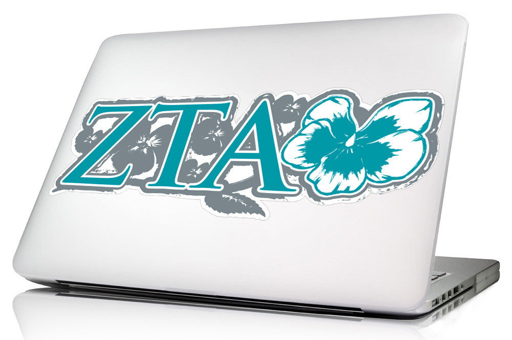 Zeta Tau Alpha <br>11.75 x 4.5 Laptop Skins/Wall Decals