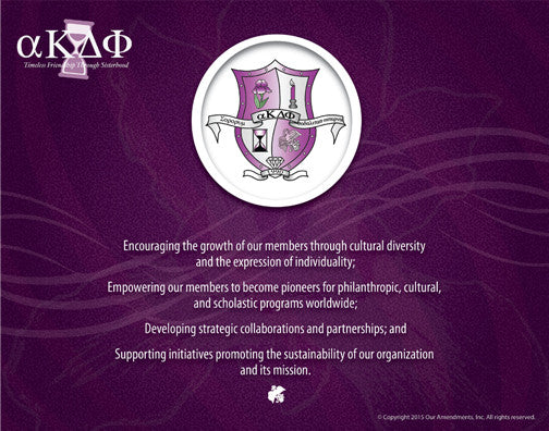 Alpha Kappa Delta Phi <br> Tribute Poster