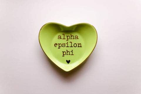 Alpha Epsilon Phi Ceramic Ring Dish