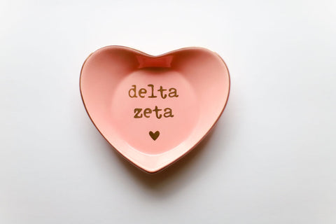 Delta Zeta Ceramic Ring Dish