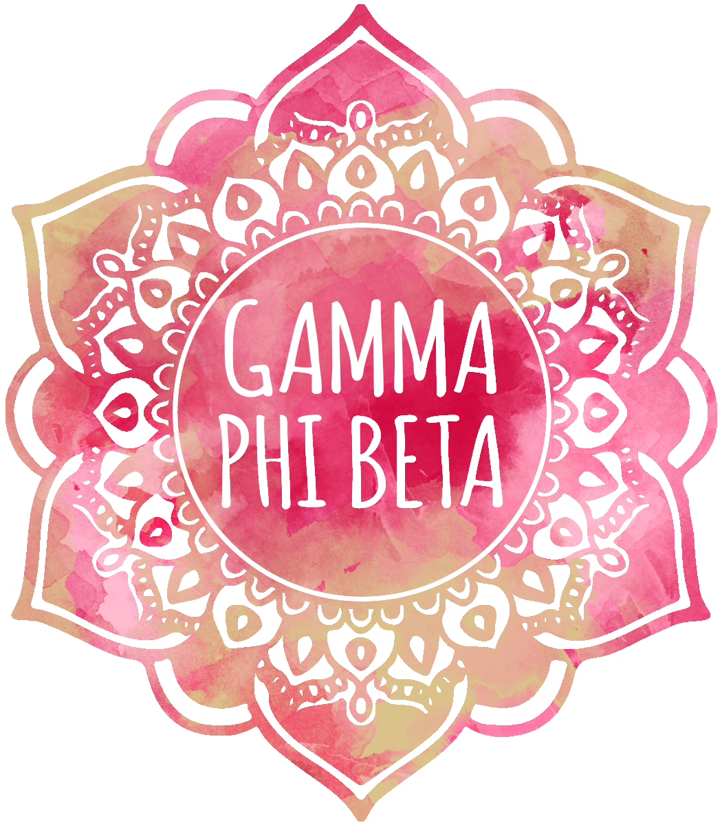 Gamma Phi Beta Mandala Air Freshener
