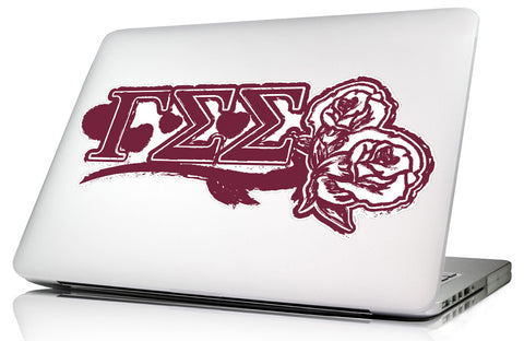 Gamma Sigma Sigma <br>11.75 x 5.25 Laptop Skin/Wall Decal