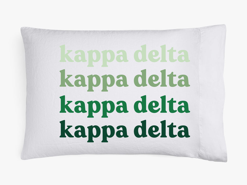 Kappa Delta Cotton Pillowcase