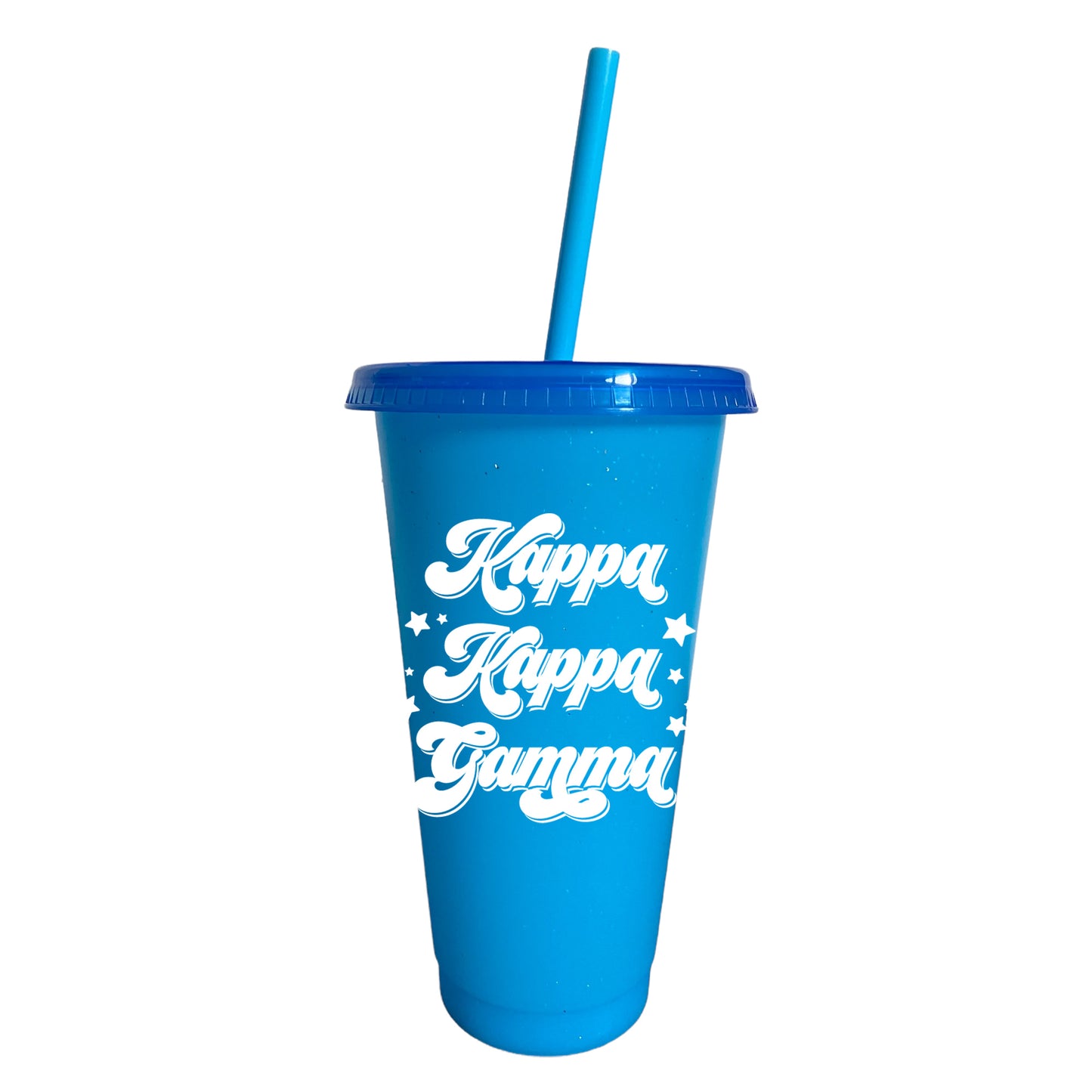 Kappa Kappa Gamma Glitter Color Changing Cup 4-Pack