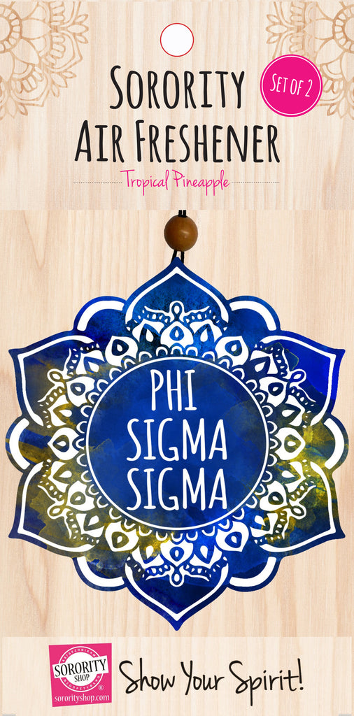 Phi Sigma Sigma Mandala Air Freshener